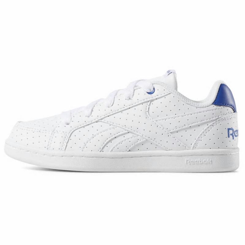 Reebok Royal Prime Tenisky Chlapcenske - Biele/Kráľovská Modrá OS1824WG